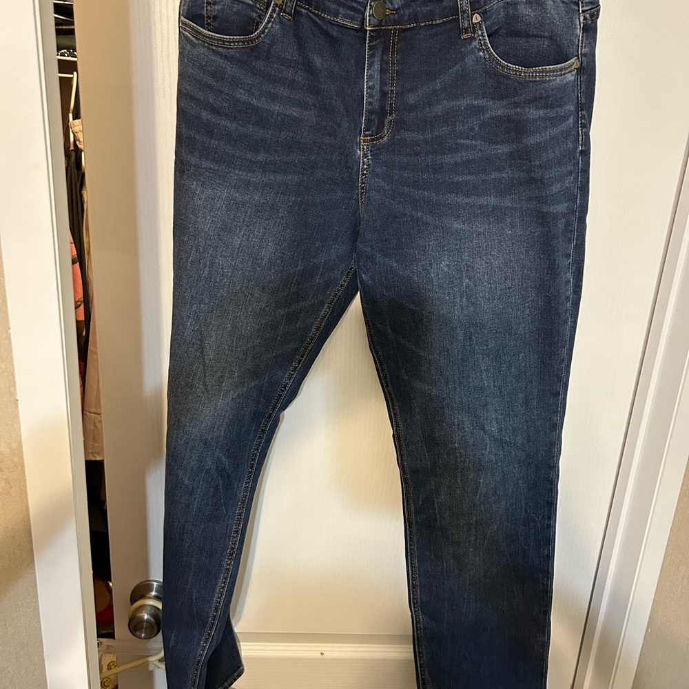 Kut from the Kloth Dark Blue Boyfriend Jeans
